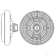 Вискомуфта MAHLE ORIGINAL 1437635907 CFC 206 000P 6O FYW