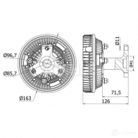 Вискомуфта MAHLE ORIGINAL CFC 30 000S 1437635925 WOU VOY - Изображение 2