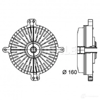 Вискомуфта MAHLE ORIGINAL 1437636634 cfc82000p ZIJQW H - Изображение 4