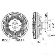 Вискомуфта MAHLE ORIGINAL CFC 32 000S 1437636635 QS9 WLT - Изображение 2