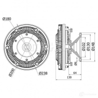 Вискомуфта MAHLE ORIGINAL CFC 10 000S PNPP Z9E 1437636640 - Изображение 2