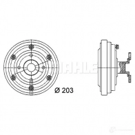 Вискомуфта MAHLE ORIGINAL 1437636657 Y QSLC7 CFC 32 000P - Изображение 4