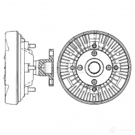 Вискомуфта MAHLE ORIGINAL 1437636628 CFC 234 000P UKUA H4 - Изображение 1