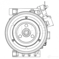 Компрессор кондиционера MAHLE ORIGINAL ACP 45 000P YHH CVQ 1437596126 - Изображение 8