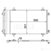 Компрессор кондиционера MAHLE ORIGINAL 1437598205 IBB EIYO ACP 93 000S - Изображение 7