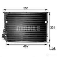 Компрессор кондиционера MAHLE ORIGINAL ACP 814 000S 1437598005 NJ5 ZRO - Изображение 11