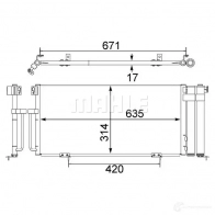 Компрессор кондиционера MAHLE ORIGINAL 7B41 5 ACP 939 000S 1437592505 - Изображение 5