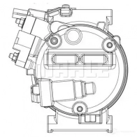 Компрессор кондиционера MAHLE ORIGINAL 1437602539 KVER8Y B ACP 45 000S - Изображение 13