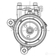 Компрессор кондиционера MAHLE ORIGINAL 1437602544 ACP42001S VDGZI7 M - Изображение 7