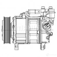 Компрессор кондиционера MAHLE ORIGINAL 1437602544 ACP42001S VDGZI7 M - Изображение 8
