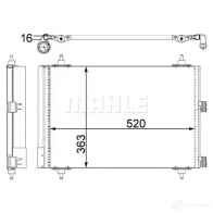 Компрессор кондиционера MAHLE ORIGINAL ACP 931 000S 1437596411 L 0VOI - Изображение 7