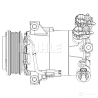 Компрессор кондиционера MAHLE ORIGINAL ACP 345 000S 1437597739 PSZC9 B - Изображение 7