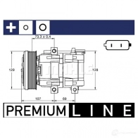 Компрессор кондиционера MAHLE ORIGINAL 1437592039 K 1DFR ACP 635 000P - Изображение 12