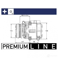 Компрессор кондиционера MAHLE ORIGINAL 1437592039 K 1DFR ACP 635 000P - Изображение 13