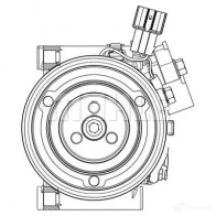 Компрессор кондиционера MAHLE ORIGINAL ACP 454 000P Q1FTP H 1437596887 - Изображение 7