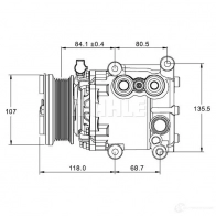 Компрессор кондиционера MAHLE ORIGINAL ACP 1162 000P 1437592934 MKA 8K0 - Изображение 11