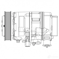 Компрессор кондиционера MAHLE ORIGINAL 1437593510 ACP 462 000P A QRVP2 - Изображение 6