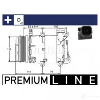 Компрессор кондиционера MAHLE ORIGINAL 1437596750 ACP 640 000P A 7DLVQ2 - Изображение 11
