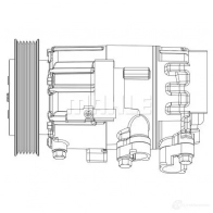 Компрессор кондиционера MAHLE ORIGINAL 1437593674 V1Y 5V ACP 630 000P - Изображение 7