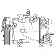Компрессор кондиционера MAHLE ORIGINAL 1437594092 U KE4XN7 ACP 448 000P - Изображение 6