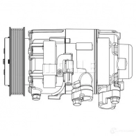 Компрессор кондиционера MAHLE ORIGINAL 1437594092 U KE4XN7 ACP 448 000P - Изображение 9