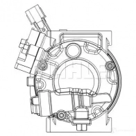 Компрессор кондиционера MAHLE ORIGINAL 1437594092 U KE4XN7 ACP 448 000P - Изображение 10