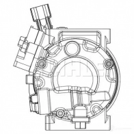 Компрессор кондиционера MAHLE ORIGINAL H RY3X5 ACP 453 000P 1437594468 - Изображение 10