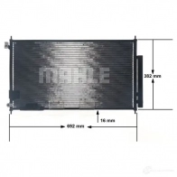 Радиатор кондиционера MAHLE ORIGINAL 1437581366 AC 826 000S 6 6LYTC - Изображение 7