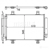 Радиатор кондиционера MAHLE ORIGINAL JHDM F AC 456 000P 1437581367