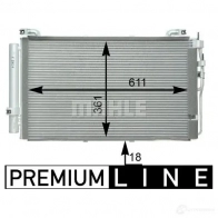 Радиатор кондиционера MAHLE ORIGINAL 1437581250 AC 391 000P 0ITOM WR - Изображение 2