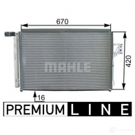 Радиатор кондиционера MAHLE ORIGINAL 1437581253 BOL 5CH AC 440 000P - Изображение 2