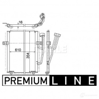 Радиатор кондиционера MAHLE ORIGINAL OQ HL8MX AC 193 000P 1437588305 - Изображение 2