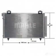 Радиатор кондиционера MAHLE ORIGINAL D YEHL AC 831 000S 1437588227 - Изображение 7