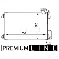 Радиатор кондиционера MAHLE ORIGINAL OQHY1 R AC 304 000P 1437588233 - Изображение 2