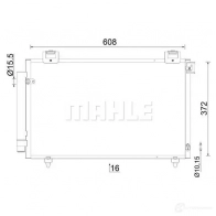 Радиатор кондиционера MAHLE ORIGINAL 1437581577 AC 821 000S EAD6T SF - Изображение 12