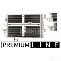 Радиатор кондиционера MAHLE ORIGINAL AC 377 000P 1437581564 A5P FL - Изображение 11