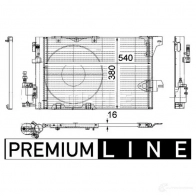 Радиатор кондиционера MAHLE ORIGINAL 6 9EKQ 1437581560 AC 339 000P - Изображение 2