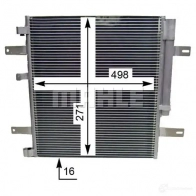 Радиатор кондиционера MAHLE ORIGINAL AC 853 000S 1437584674 B9X LRHT - Изображение 3
