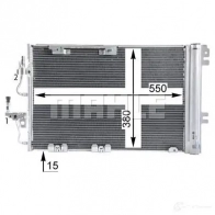 Радиатор кондиционера MAHLE ORIGINAL 1437582149 PTU GM AC 378 000P - Изображение 10