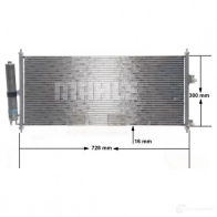 Радиатор кондиционера MAHLE ORIGINAL 1437588150 AC 788 000S SQ5Y 2D - Изображение 7