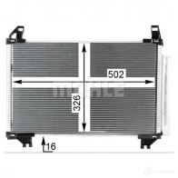 Радиатор кондиционера MAHLE ORIGINAL 1437587579 8 JRJKK AC 793 000P - Изображение 5