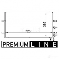 Радиатор кондиционера MAHLE ORIGINAL AC 695 000P 41ZB H 1437582250 - Изображение 2