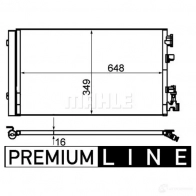 Радиатор кондиционера MAHLE ORIGINAL 1437581965 AC 630 000P N4HYI Q - Изображение 2