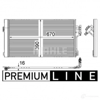 Радиатор кондиционера MAHLE ORIGINAL AC 761 000P NCYC T 1437584761 - Изображение 2