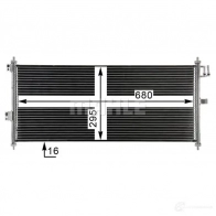 Радиатор кондиционера MAHLE ORIGINAL 1437587939 D T6OXL AC 788 000P - Изображение 9
