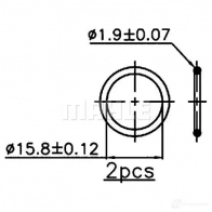 Радиатор кондиционера MAHLE ORIGINAL PEFH SNO AC 690 000S 1437587954