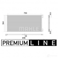 Радиатор кондиционера MAHLE ORIGINAL AC 925 000P SQ Z6F 1437587656 - Изображение 2