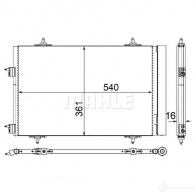 Радиатор кондиционера MAHLE ORIGINAL AC 735 000P WBD9 EV 1437587628 - Изображение 5