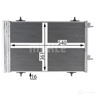 Радиатор кондиционера MAHLE ORIGINAL AC 735 000P WBD9 EV 1437587628 - Изображение 8