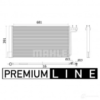 Радиатор кондиционера MAHLE ORIGINAL AC 941 000P T25V OCZ 1437585067 - Изображение 2